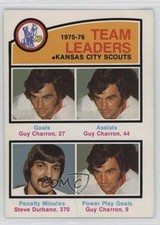 1976-77 O-Pee-Chee Team Leaders Guy Charron Steve Durbano #384 1e5k