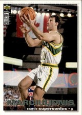 1995 Sarunas Marciulionis Upper Deck NBA Card # 150
