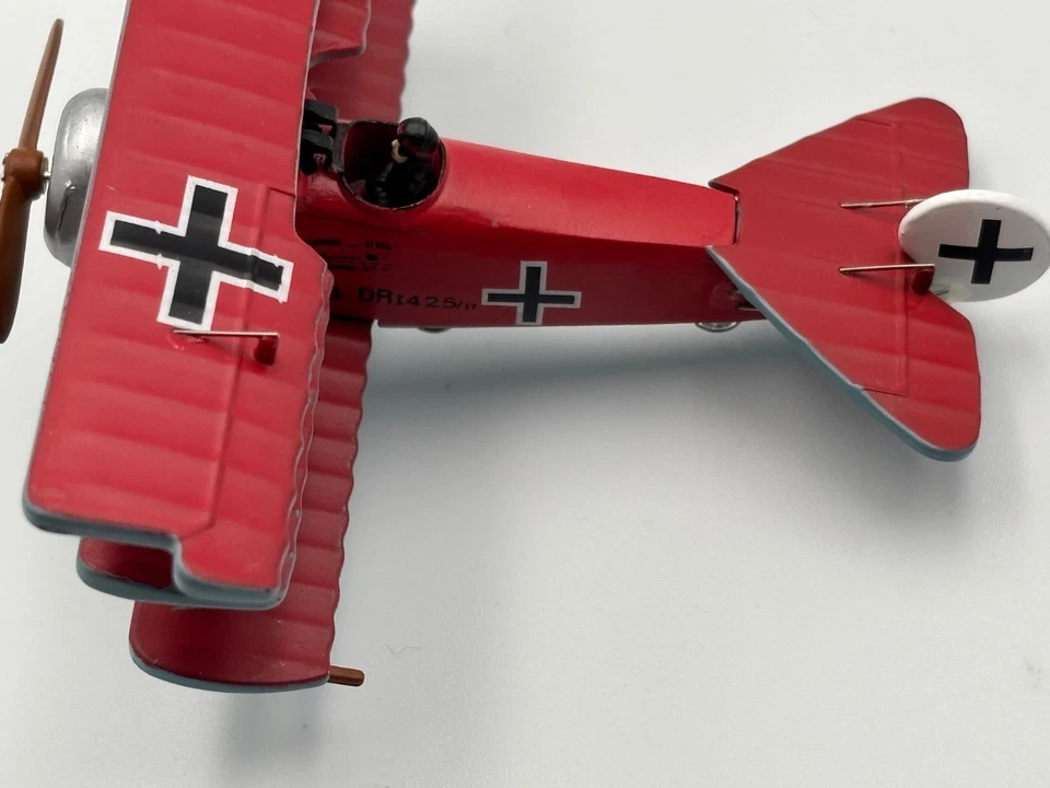 SELLO POSTAL MODELO POWER FOKKER DR.1 BARRON ROJO 1:63 Alemán Primera Guerra Mundial + 2 más Foto 4 de 4