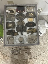 Vintage Western Cowboy Silver Gold Brass Tone Belt Buckle Collection MIX Lot 18
