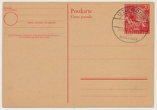 Bundesrepublik 1949 Ganzsache Stempel Bonn 7.9.49 - Bundestag Michel Nr. PSo 2