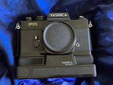 VTG Yashica FR 35mm SLR Film Camera Body working With Free Winder.