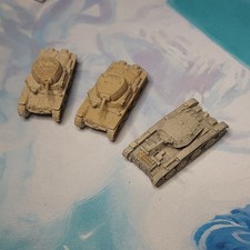 Ral Partha ? peint (sable ?) Metal Tank Miniatures série 2400 jeux de guerre 1984 ?