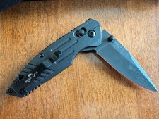 Bear Ops Rancor IX MC-950B7B Black - Made in USA Slide Lock Flipper NIB