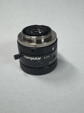 Computar 8mm 1:1.4 2/3 prime lens Japan Used for CCTV machine vision cameras
