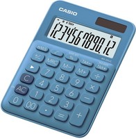 Casio® MS-20UC-BU Tischrechner MS-20 - Solar-/Batteriebetrieb, 12Stellig, Lc-Dis