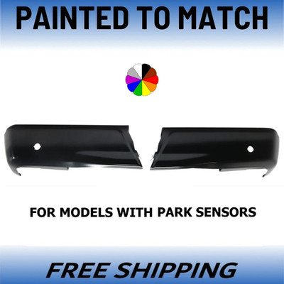 NEW Choose Your Color Painted Rear Bumper Ends For 2015-2020 Ford F-150