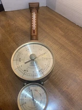 VTG MCM AIRGUIDE BANJO DESIGN WEATHER STATION-TEMPETURE-BAROMETER-HUMIDITY