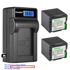 Kastar Battery AC Wall Charger for Panasonic CGA-DU21 CGR-DU21 SDR-H18 SDR-H20