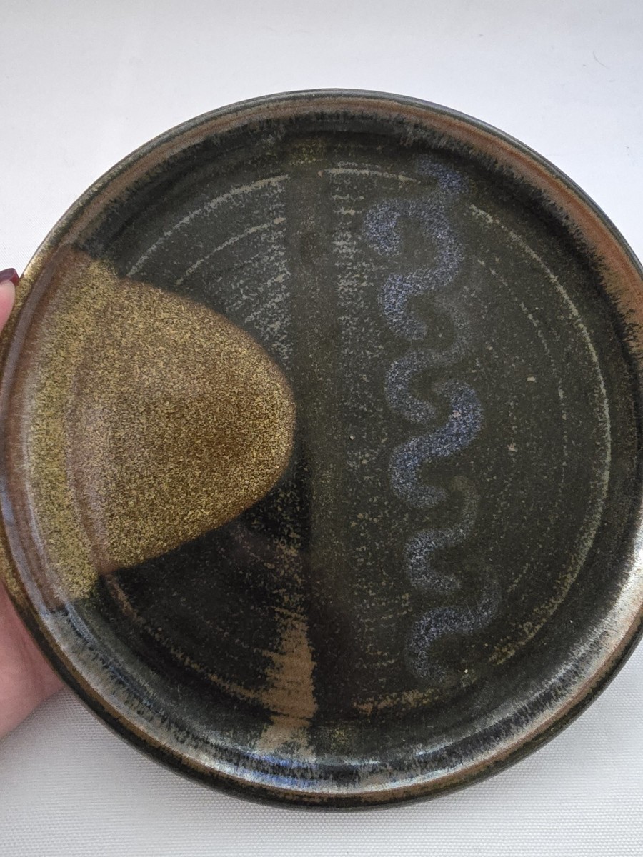 BRIAN GARTSIDE New Zealand Pottery 大皿 Signed studio pottery: Brian Gartside Platter