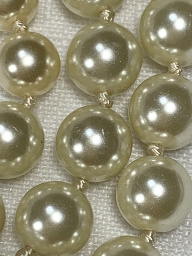 Stunning Signed J. Crew Glass Pearl Multi Strand Graduated Statement Necklace - Picture 4 of 6