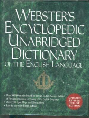 WEBSTER'S ENZYKLOPEDIC UNGEBRIDGED DICTIONARY OF THE ENGLISH LANGUAGE