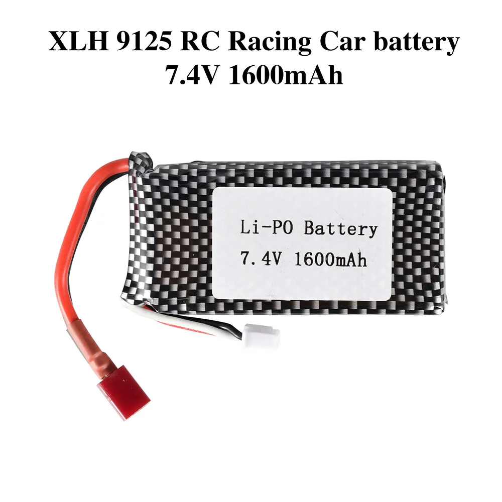 7.4V 1600mAh Lipo Battery 1:10 Scale RC Cars Quadcopter for XLH 9125 Buggy  Car