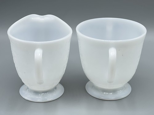 Vintage MacBeth Evans Depression Glass Monax American Sweetheart Sugar & Creamer - Picture 5 of 9