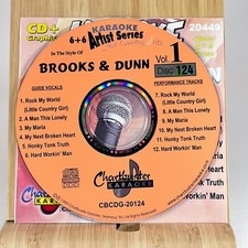 Chartbuster Karaoke Style Of Brooks  Dunn Vol. 1 6 6 CD G 20124