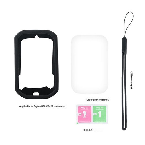 Silicone Case & Screen Protector for Bryton Rider R320/R420 GPS Bicycle Computer - Picture 11 of 15