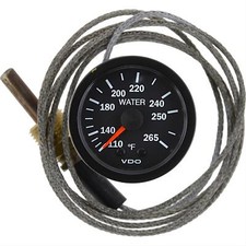 Vdo Vision Mechanical Water Temperature Gauge 2 116 Dia Black Face 180101 Vdo Vision Mechanical Water Temperature Gauge 2 116 Dia Black Face 180101