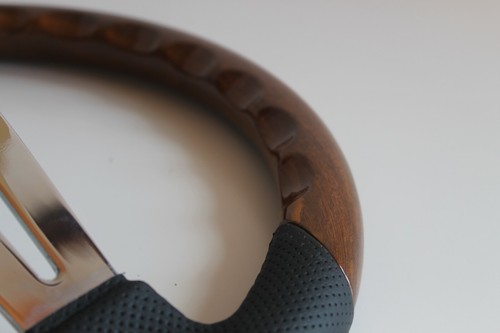 Steering Wheel fits for VW Wood Flat Bottom VW Beetle - Picture 7 of 8