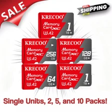 Micro SD Card Ultra 32GB 64GB 128GB 256GB 1TB Class 10 TF Wholesale Lot