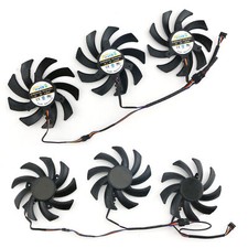 3PC Cooling Fan for Sapphire R9 290 290X Black Diamond Platinum Edition 280 280X