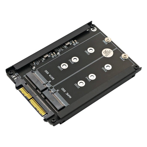 Adapter Converter For M.2 NVME SATA SSD B Key/B&M Key SSD to SFF-8639 U.2 2 in 1