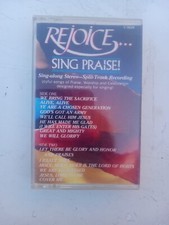 Rejoice Sing Praise Split Track Recording Cassette 1989 tape