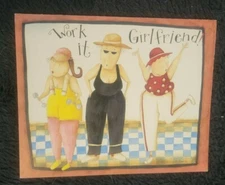 Work It Girlfriend! Blank Greeting Card by Lang Company 2005 with Envelope