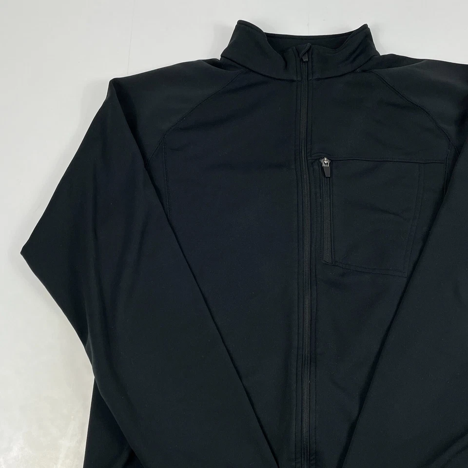 Merrell Jacket Mens Large Black Wicking Full Zip Lined Trail Hiking Ski Climbing - Image 2 of 4