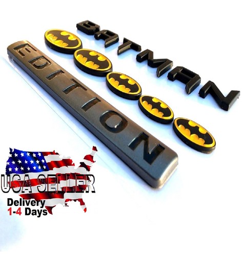 BATMAN FAMILY EDITION Molding Emblem car plaque logo TRUCK decal SUV SIGN 01 - Bild 7 von 9