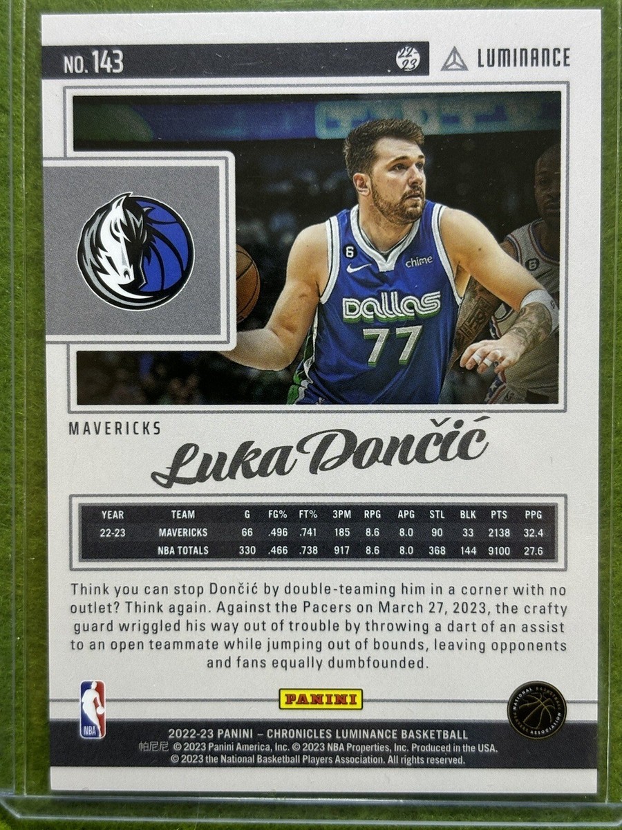 NBAカード Luka Doncic Luminance RC 2018-19 PANINI LUMINANCE LUKA DONCIC ROOKIE CARD #166 RC | eBay