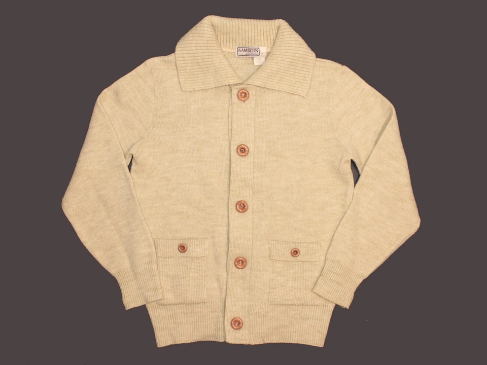 Suéter KAMBERN by Highland Vintage Mezcla Mohair Para Hombre Talla M Marrón Verdadero Vintage Foto 2 de 4