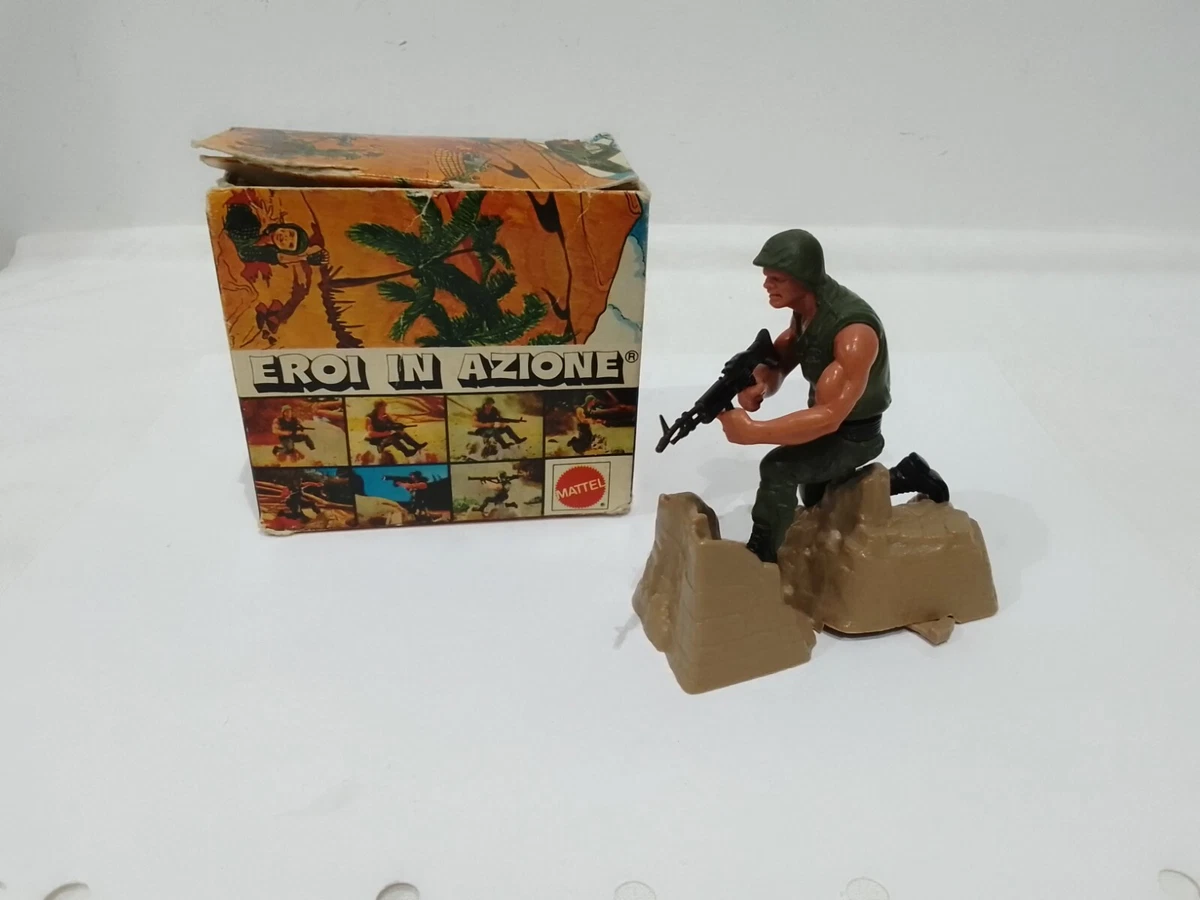 Mattel Héros En Action - Eroi In Azione - Soldat Seconde Guerre Mondiale Années 70