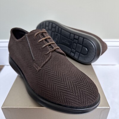 Giorgio Armani Brown Suede Lace Up Casual Shoes Giorgio Armani Suede Lace-Ups - Brown | Editorialist main image 3