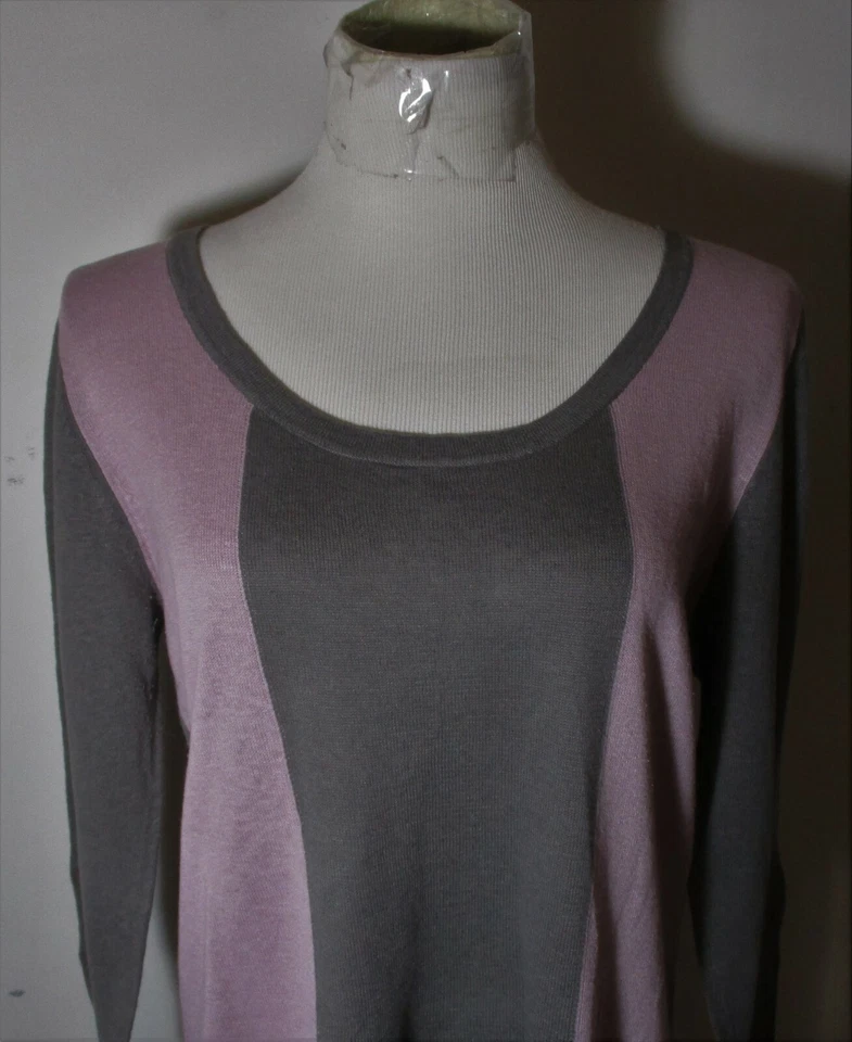 HORNY TOAD Taupe Mauve 长袖亚麻上衣 L 码 — 第 2/4 张图片