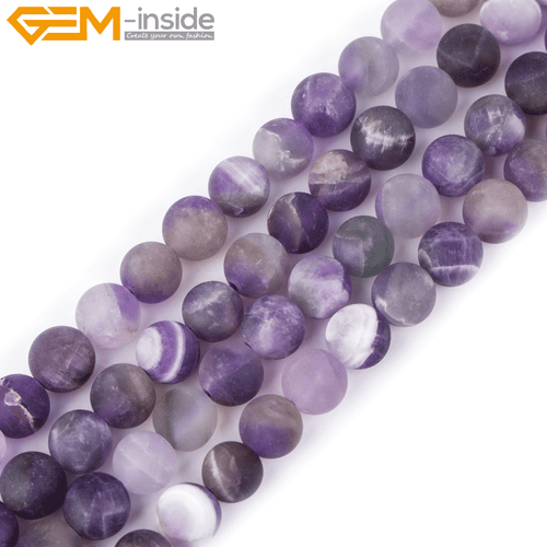 Natural Matte Aquamarine Mookaite Round Loose Spacer Jewellery Making Beads 15" - Picture 187 of 534