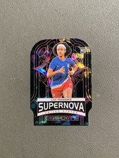 2024-25 Obsidian - Supernova Lily Yohannes #21 Electric Etch Red Crystals /28
