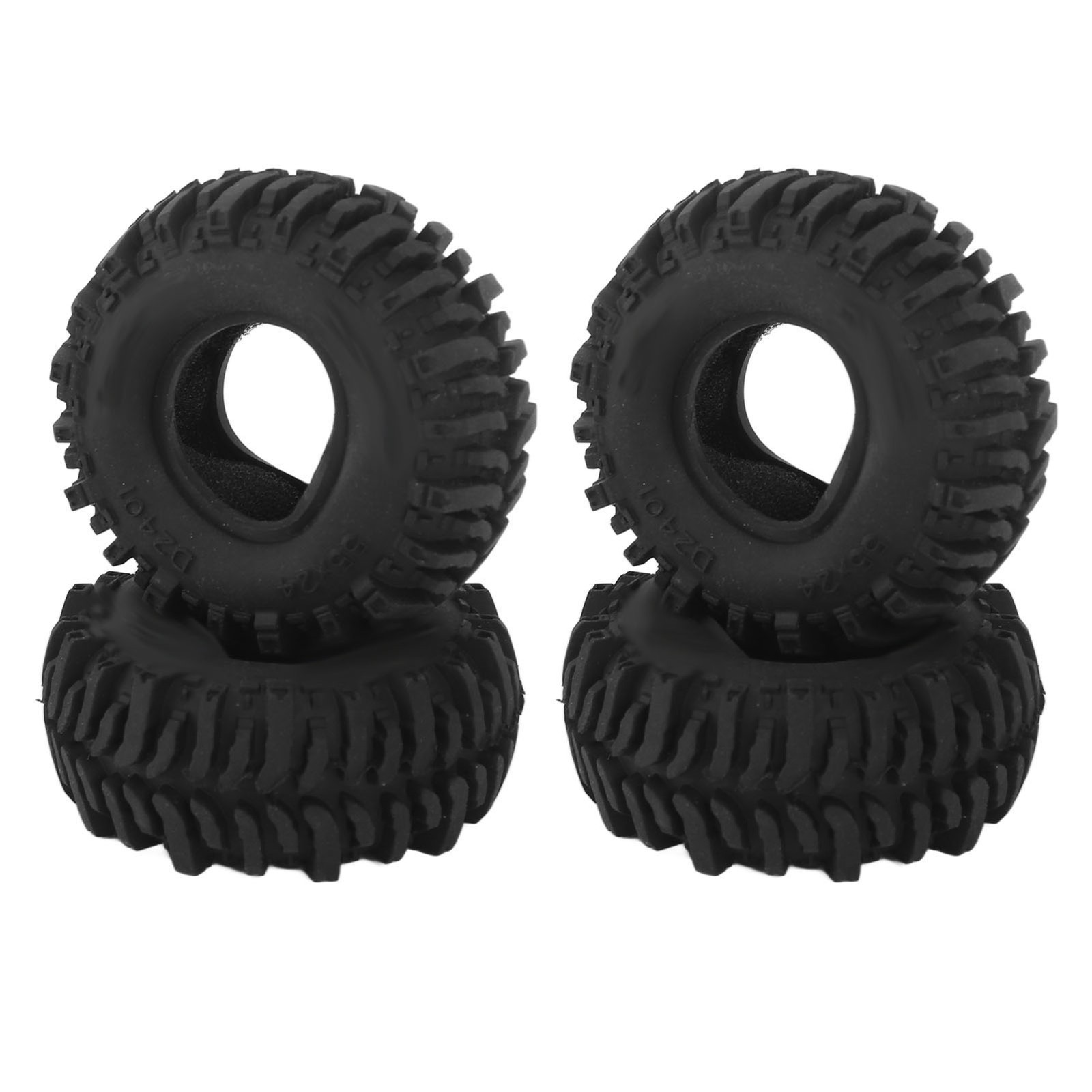 Hot 4Pcs RC Rubber Tyre Strong Shock Absorption Wear Resistance Lightweight RC