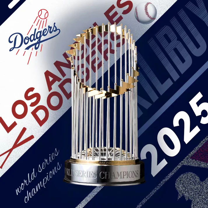 11.8'' LOS ANGELES DODGERS World Series Championship Trophy