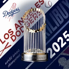 11.8'' LOS ANGELES DODGERS World Series Championship Trophy Replica 2025