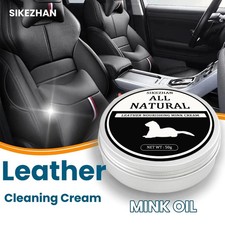 Car Leather Cleaning Care Cream Mink Oil Polish Conditioner for Seats Sofa