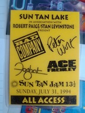 KISS / Ace Frehley All Access Pass Sun Tan Jam July '94