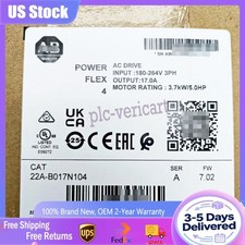 Allen Bradley 22A-B017N104 Sealed PowerFlex 4 3.7 kW 5 HP AC Drive US Free Tax
