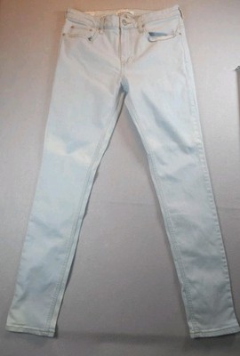 PacSun Jeans Mens 31x32 Light Wash Blue Stacked Skinny Slim Fit Denim Pants