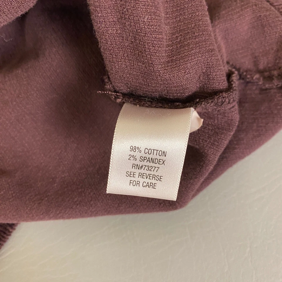 Blazer de pana Sonoma Life + Style para mujer Plus 2X bolsillos delanteros con botones morados Foto 4 de 4