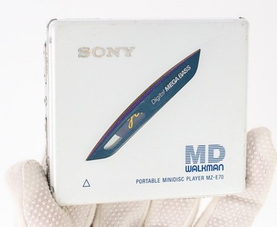 Sony MZ-E70 White MD Player [DEMO VIDEO] [FOR PARTS / REPAIR] | eBay
