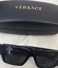  VERSACE occhiali da sole Neri con decori in oro