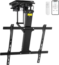Electric Adjustable Ceiling TV Mount with Remote Motorized Flip 32-75 TV Scree