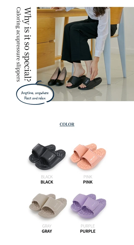 Zapatillas de reflexología calórica Ballop Diet - Masaje de pies y alivio del dolor para mujeres Foto 4 de 4