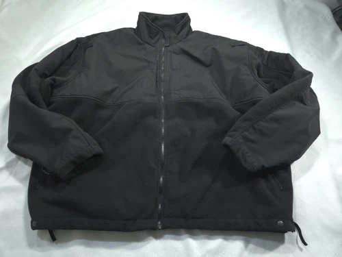 UNDERCOVER 5.11 Giacca Tattica Uomo Quadrupla Extra Large Pile Nero 2.0 Tasche Nascoste