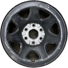 Chevrolet 17x8 Xl Esv 1500 BLACK Steel Wheel OEM Rim Factory Stock 2015-2020